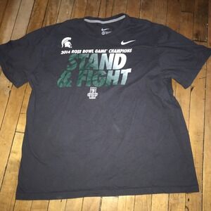 Michigan State Spartans 2014 Rose Bowl Champions Nike XXL T-Shirt